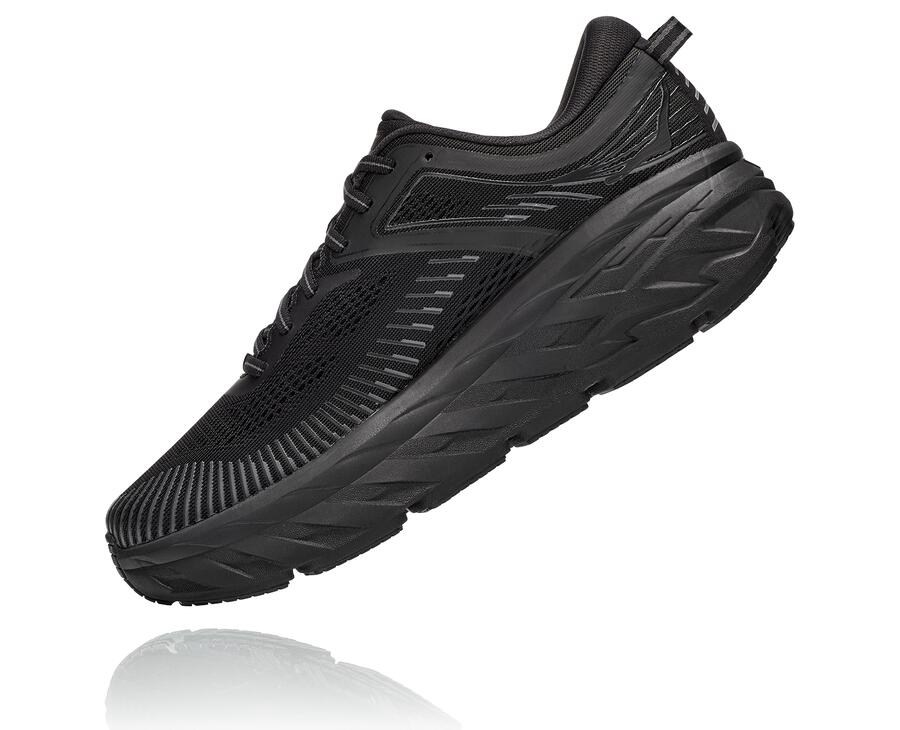 Hoka One One Bondi 7 Löparskor Herr - Svarta - MOFBK-3927